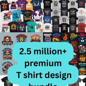 2.5 million+ tshirt design bundle